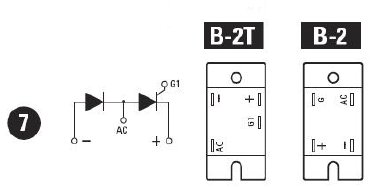 B673-2, Однофазный тиристор-диодный модуль